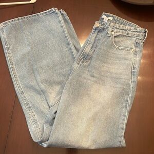 bp Light Wash Wide Leg Jeans